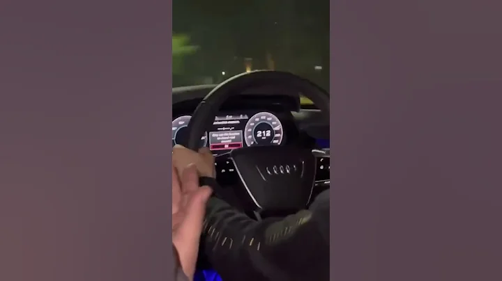 Audi RS E tron gt - Top Speed run in Pakistan 🤩 - 天天要闻