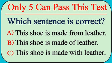 Mixed Grammar Quiz: Only 5% can pass This Test