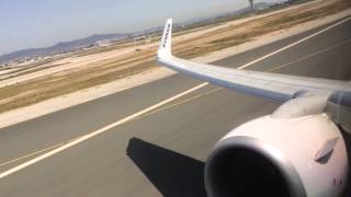 Ryanair boeing 737-800 departing barcelona el prat international
airport