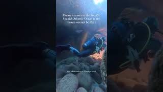 Cave Diving Where the Pyrenees Meet the Ocean. France Spain Border Swim Throughs. Insta360 Ace Pro.