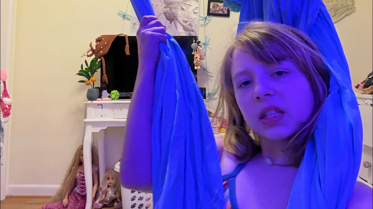 Doing Ariel silk tricks I made up ! ￼