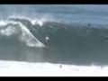 Stand Up Paddle Surfer Surfs Pipeline North Shore Oahu