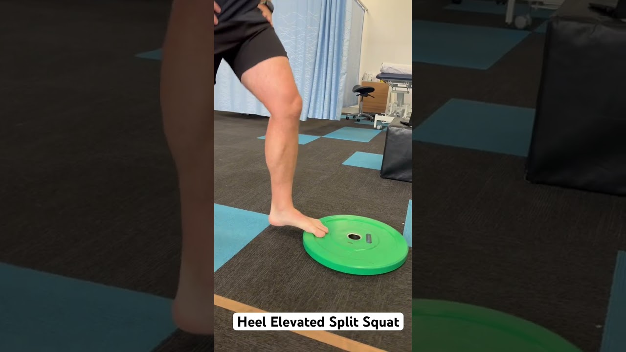 Heel Elevated Split Squat