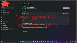 The New Windows 11 Build 22621 1485 update