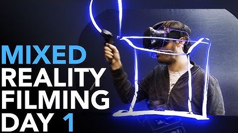 Mixed Reality Filming R&D Day 1 - Static Camera Rig- Stormy Studio