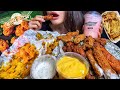 ASMR WINGSTOP BONELESS CHICKEN CHEESE FRIES MUKBANG EATING FOOD 