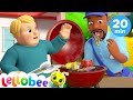 Father&#39;s Day | Lellobee by CoComelon | Sing Along | Nursery Rhymes and Songs for Kids