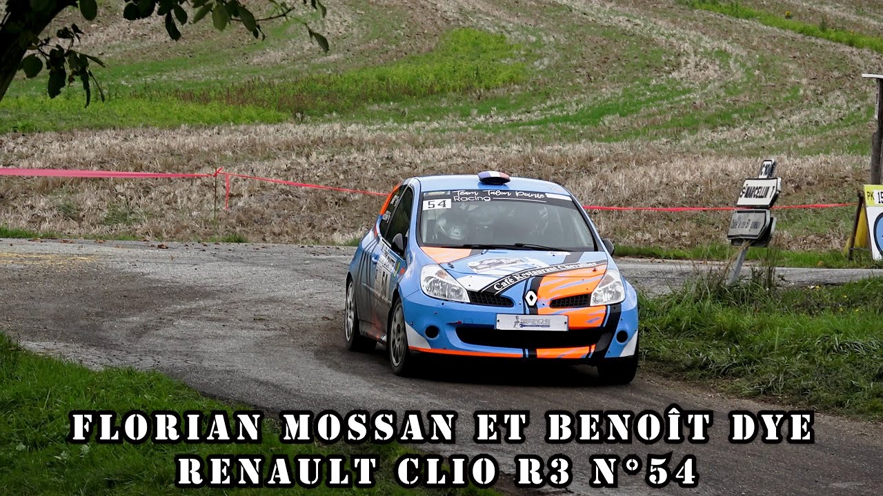 Ралли Нуа-де-Гренобль 2025 — Renault Clio R3 N°54 — Флориан МОССАН и Бенуа ДАЙ