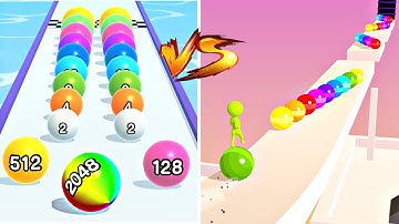 MAX LEVELS BallRun2048 vs Stack Rider🔮💥: All Levels Gameplay Walkthrough Android ,iOS NEW UPDATE