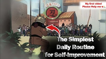 The Simplest Daily Routine for Self Improvement