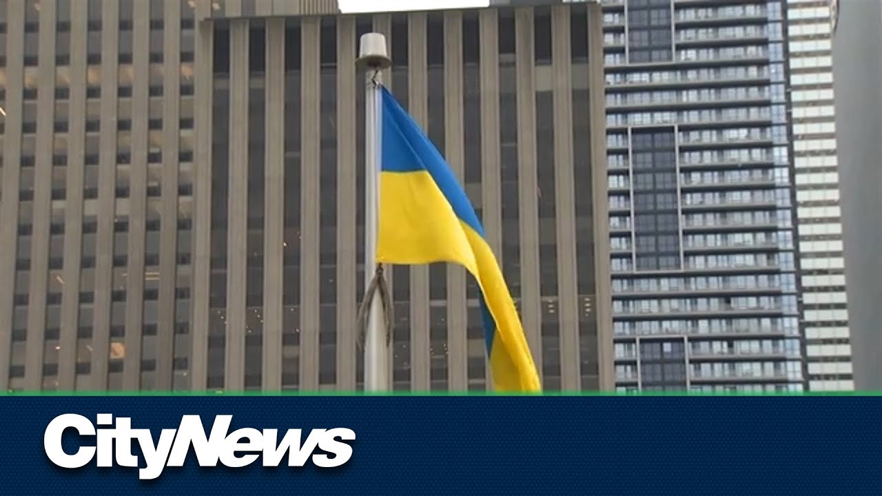 Toronto marks Ukrainian Independence Day - YouTube