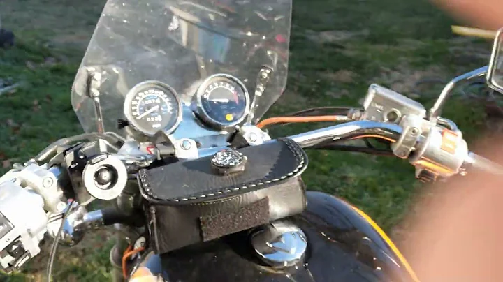 2000 Honda Magna 750 V4 cold start 2 months 18F