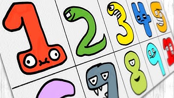 Drawing Number Lore | 1, 2, 3, 4, 5, 6, 7, 8, 9, 10 #XxSoupEarthSocietyxX