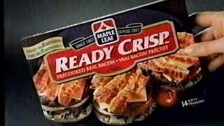 Maple Leaf Ready Crisp Bacon Clean Up Your Room Ad 1999