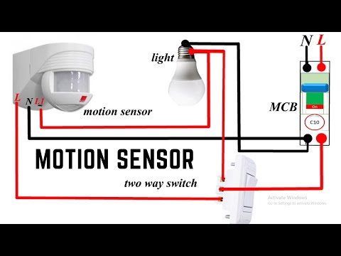 Videó: Hogyan csatlakoztathatunk mozgásérzékelőt egy izzóhoz. A mozgásérzékelő csatlakozása: diagram