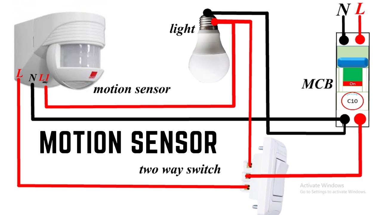 Motion Sensor Wiring You