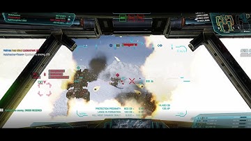 MWO Quickplay Lucky to get the polar highlands domination game mode with a lurm boat