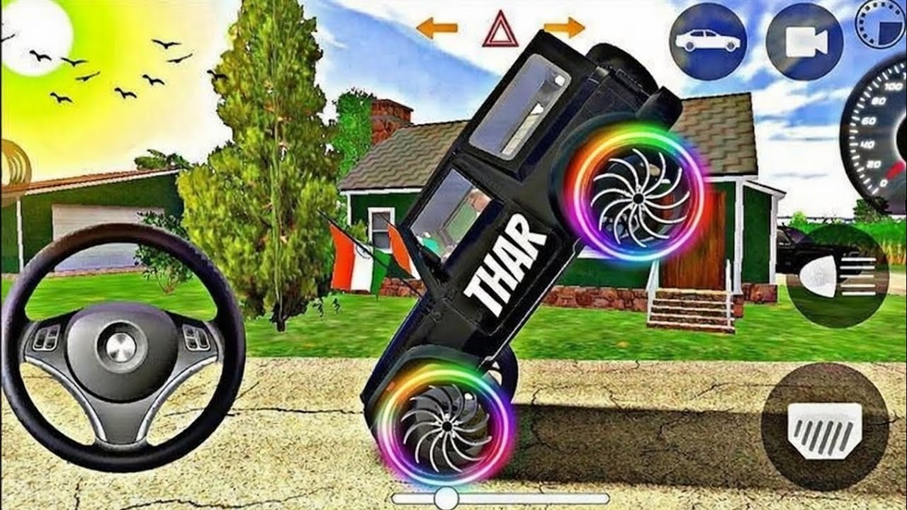 Dollar (Song) Modified Mahindra Red Thar👿 || Indian Cars Simulator 3D || Android Gameplay#thar​ 2026