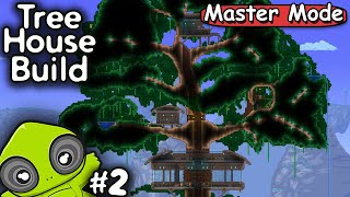 Tree House Timelapse Build in Master Mode -  Terraria 1.4 Journey's End Ep 2