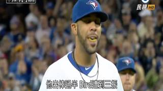20150922MLB普萊斯7局0失分奪勝 藍鳥擴大領先差距