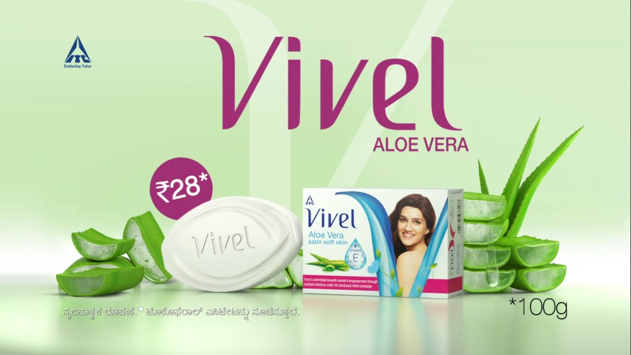 Vivel Aloe Vera Bathing Soap with Vitamin E for Soft Glowing skin 150g Pack  of 4 | eBay