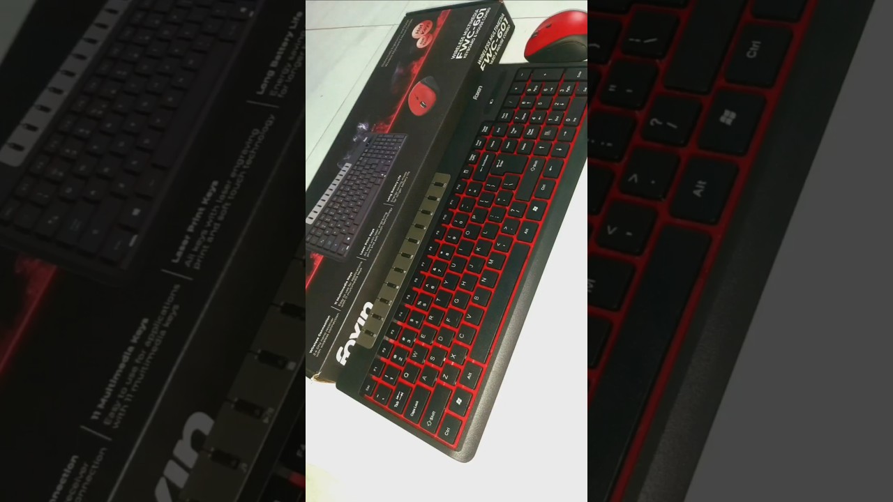 Foxin Wireless Keyboard And Mouse |Best KBD And Mouse | KeyboardUnboxing | 