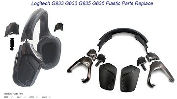Logitech Gaming Headset G933 G935 G633 G635 Plastic Hingle Swivel Replace Video Tutorial