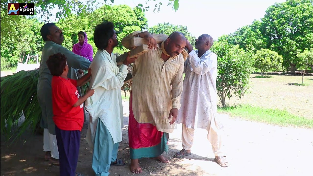 Pani wala dhoke baaz Airport/Helmat&Rocket/Ch boots New funny video 2024 by atv hd