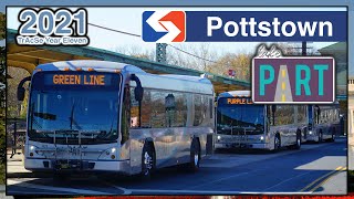 Brand New Pottstown PART Bus System with SEPTA Action