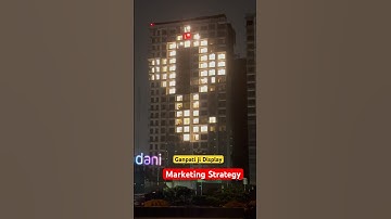 Ganpati Video | Ganpati ji Display New Marketing Strategy | Adani Ghatkopar #mumbaicheganpati