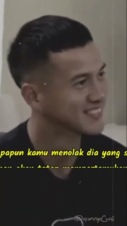 Story WA Herjunot Ali | Kata kata nya bikin cuman bisa senyum senyum doang lawan bicaranya.
