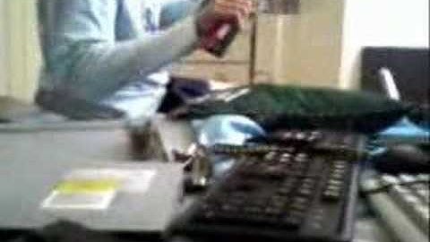 How to destroy a floppy disk drive