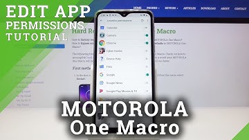 How to Enter App Permission in MOTOROLA One Macro – Change App Permission
