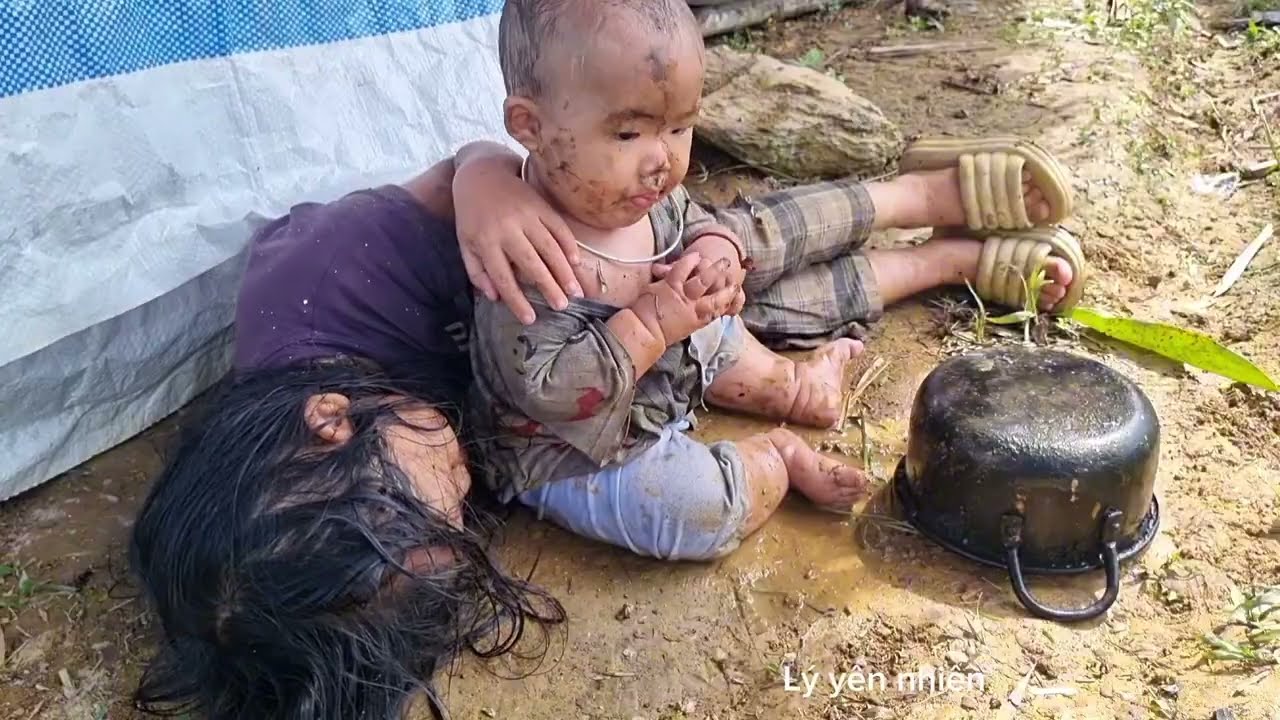 Single mother went to work more than 50 kilometers to leave 2 children at home hungry, abdominal,