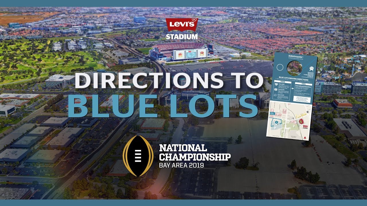 Levi's Stadium Parking - Directions to Blue Lots - YouTube