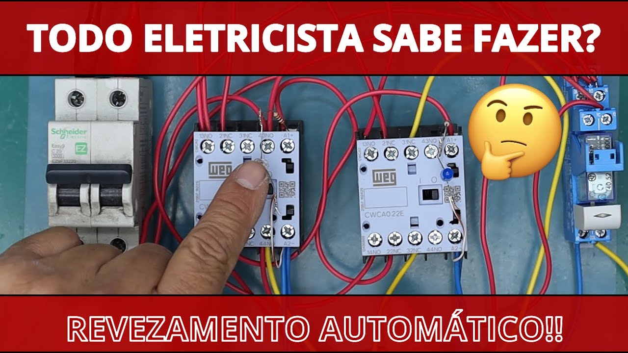 REVEZAMENTO AUTOMÁTICO COM CONTATORES.