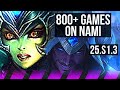 NAMI &amp; Hwei vs SYLAS &amp; Jinx (SUP) | 1/1/22, 800+ games | BR Grandmaster | 25.S1.3