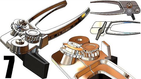 7- Project 22| Tin Opener |SolidWorks Tutorial : assembly
