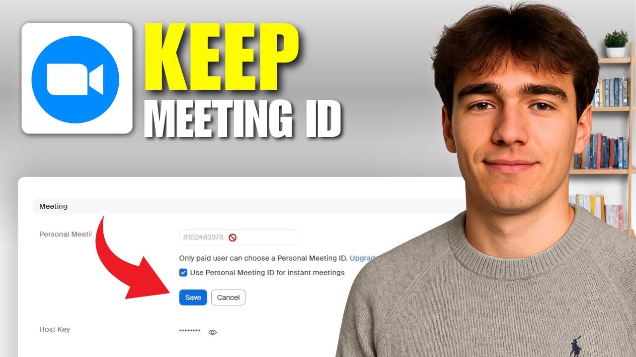 Как сохранить тот же идентификатор собрания в Zoom (Учебное пособие 2026)