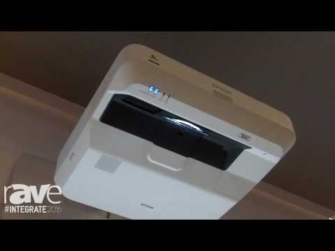 Integrate 2016: Epson Demos Its MeetingMate Ultra Short Throw Projector