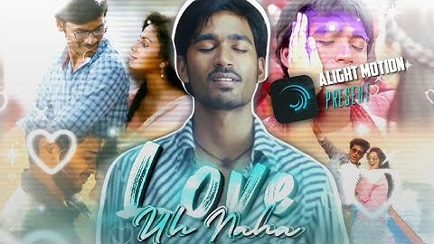 Ae inspired dhanush love edit present | #dhanush#badass#alightmotion#thalapathy67@jonupresent
