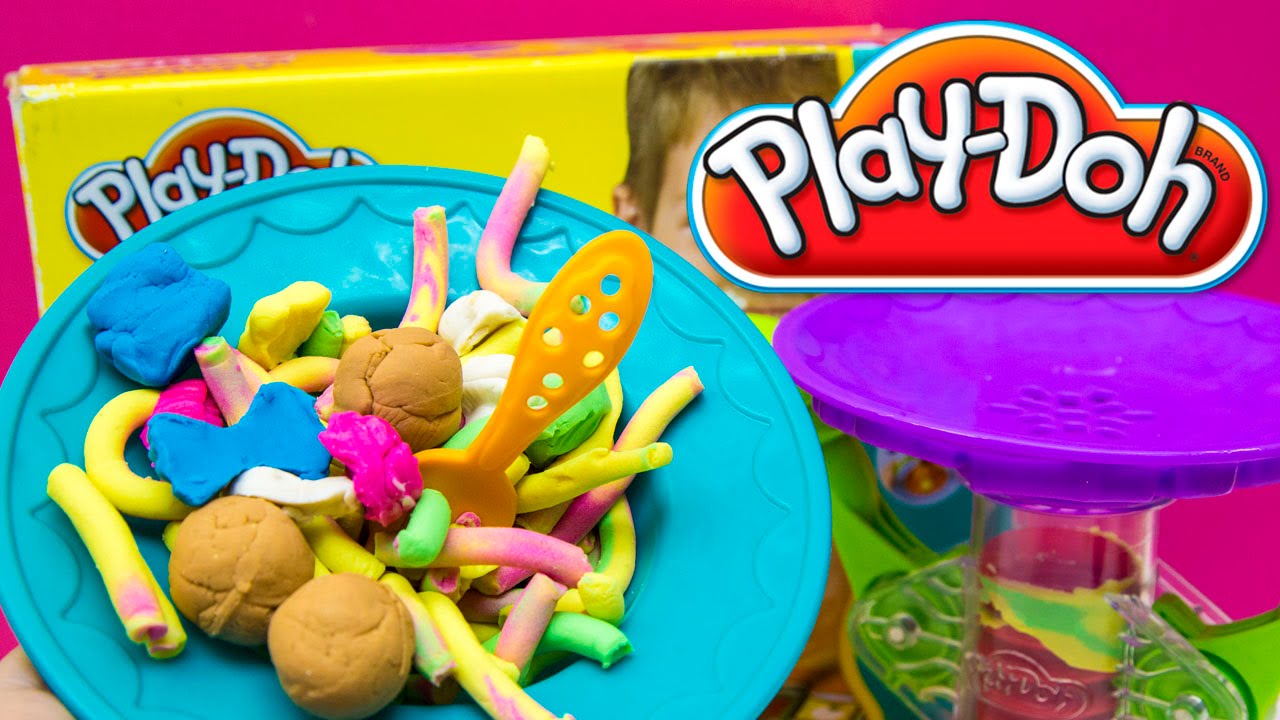 PLAYDOH Spaghetti Factory Pasta How to Make PlayDough Spaguetti recipe