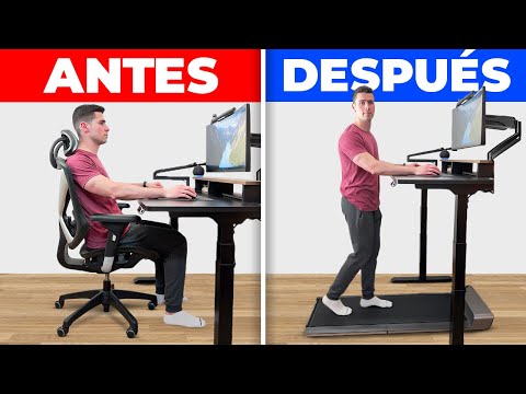 Pruebo un Escritorio Elevable con Caminadora por 30 Días
