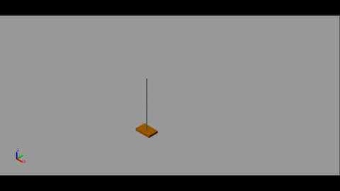 Simulated Impulse Response of 1-DOF Inverted Pendulum