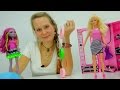 Видео для девочек. Барби и Маша украшают комнату к празднику.