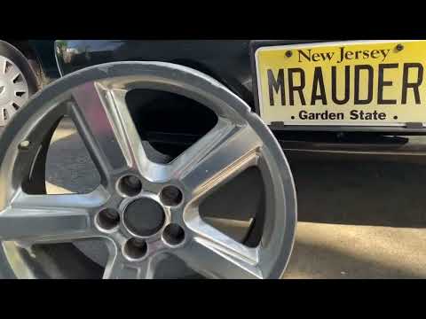 2003 Mercury Marauder aluminum rim diy repair step by step sneak peek