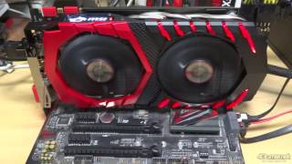 GTX 1070 GAMING X 8Gのファン動作音 - YouTube