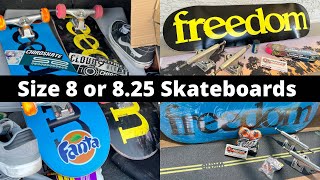 Size 8 or 8.25 | Which is better for Skateboarding?!
