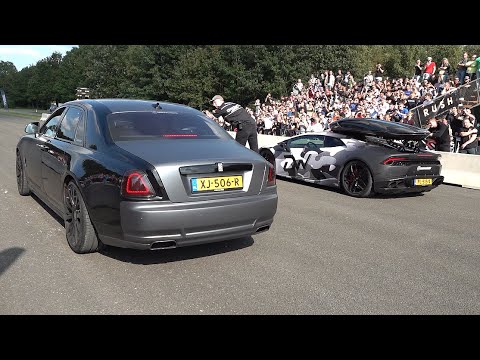 800HP Lamborghini Huracan vs Rolls Royce Ghost