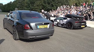 800HP Lamborghini Huracan vs Rolls Royce Ghost Resimi